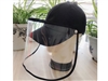 Baseball Cap Protective Face Mask Shield Cover Anti Saliva Anti Spitting
