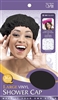 #181 LARGE VINYL SHOWER CAP / BLACK (DZ)