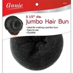 Annie Nylon Mesh Hair Bun 5.5 Inch Jumbo, 1 Count, Black#3292(EA)