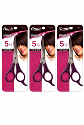 (3pcs)#5010ANNIE HAIR SHEAR 6  3/4"