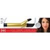 Hot & Hotter Gold Ceramic Electric Curling Iron 1in, 1 Count Hair Curler, Gold & Black#5865(EA)