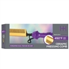 Hot & Hotter Electric Ceramic Pressing Comb, 1 Count, Purple & Gold#5955(EA)