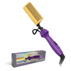Hot & Hotter Electric Ceramic Pressing Hot Comb Double Teeth, Purple #5966(EA)