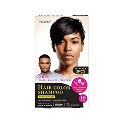 TYCHE HAIR COLOR SHAMPOO - JET BLACK (3pcs-BX)