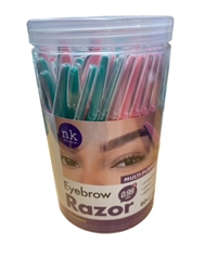 Nicka k Eyebrow Razor 60pcs/Jar