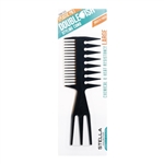 Stella Collection Plastic Pik Double Fish Styling Comb(DZ)