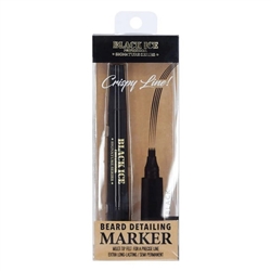 Black Ice Professional Beard Detailing Marker - Black 6pcs