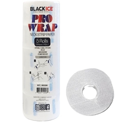 Blackice White Neck Strip Paper 5 Rolls for 500 Disposable Strips(5roll/pk)