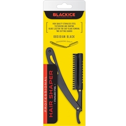 Black Ice Hair Shaper Stainless Steel "Obsidian Black" BIR006BLA