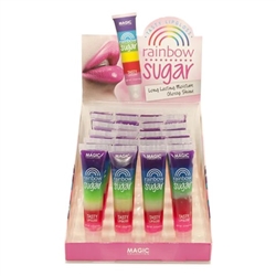 Magic - Rainbow sugar lipgloss(24pc/Ds)