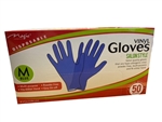 Magic Vinyl Gloves M Blue 50ct.