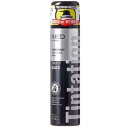 Red by Kiss Tintation Temporary Hair Color Spray Black 6oz(EA)