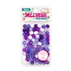DONNA # 8757 JELLYISH BEADS 14MM PURPLE MIX (6PCS)