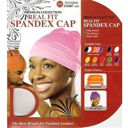 DONNA Spandex Cap #11087 Asst.(DZ)