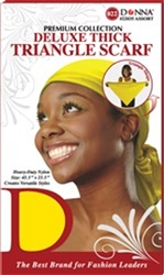 DONNA Deluxe Thick Triangle Scarf #22036 Asst.(DZ)