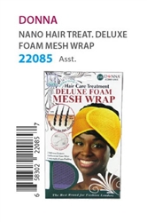 Donna Nano Hair Treat. Deluxe Foam Mesh Wrap #22085 Asst(DZ)