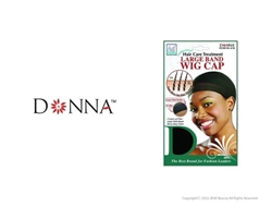 DONNA Large Band Wig Cap #22305 Black(DZ)