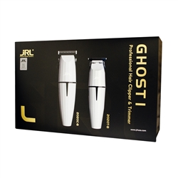 JRL GHOST 1 KIT CORDLESS CLIPPER /TRIMMER WHITE #GH2401-1