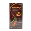 Meidu 3-in-1 Chestnut Brown Hair Dye Shampoo â€“ Quick Color, Moisture & Herbal Care 500ml(EA)