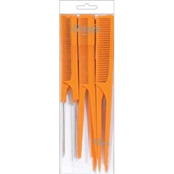 Annie Pin And Rat Tail Comb Combo 12Ct Bone #95(12pcs-bx)