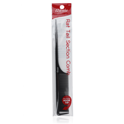 Annie Rat Tail Section Comb Black #97(DZ)