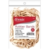 Annie Rubber Bands 3 1/2in x 1/4in, Bulk 1/4 lb Bag Hair Ties, Beige #610(DZ)