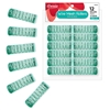 Annie Wire Mesh Rollers Medium 7/8in, 12 Count Hair Curlers, Green #1023(6pk)