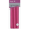 Annie Soft Twist Rollers 1 3/16in, 6 Count XL Heatless Hair Curlers, Plum #1216(6pk)