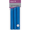 Annie Soft Twist Rollers 1 1/4in, 6 Count XL Heatless Hair Curlers, Blue #1217(6pk)