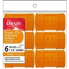 Annie Snap-On Magnetic Rollers Size Jumbo 6Ct Orange#1220(6pk)