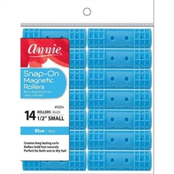 Annie Snap-On Magnetic Rollers Size S 14Ct Blue#1224(DZ)