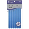 Annie Soft Twist Rollers 9/16in, 12 Count Heatless Hair Curlers Value Pack, Blue Regular price #1251(6pk)