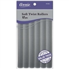 Annie Soft Twist Rollers 11/16in, 12 Count Heatless Hair Curlers Value Pack, Gray#1253(3pk)