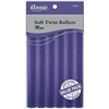 Annie Soft Twist Rollers 3/4in, 10 Count XL Heatless Hair Curlers Value Pack, Purple#1254(6pk)