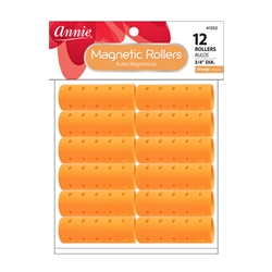 ANNIE MAGNETIC ROLLERS 12 CT 3/4â€³ ORANGE #1352 (12 Pack)