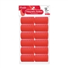 ANNIE MAGNETIC ROLLERS 12 CT 1-1/2â€³ RED #1356 (12 Pack)