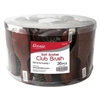Annie Soft Mini Club Board Bristle Brush Display, 36 Count Bulk Men's Brushes, Dark Brown#2073(JAR)