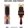 Annie Soft Wave Brush 100% Pure Boar Bristles Dark Brown#2080(6pcs)