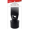 Annie Universal Fit Hair Dryer Nozzle Black #2987(EA)