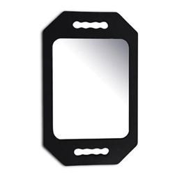 PrimeX Foam Mirror X-Large Rectangle, 1 Count Barber Mirror, Black #3020(EA)