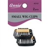 Annie Wig Clips Small 2Ct Black#3161(DZ)