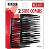 Annie Side Combs Medium 2Ct Black(DZ)