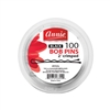 ANNIE BOB PINS 2â€³ 100 CT BLACK #3324 (12 Pack)