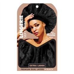 Ms. Remi Lingerie Silky Bonnet X-Large, 1 Count, Black#3680(EA)