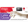 Annie Lightly Powdered Latex Gloves, 100 Count Salon Gloves, White#3812(1bx)