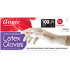 Annie Lightly Powdered Latex Gloves, 100 Count Salon Gloves, White#3813(1bx)