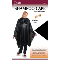 Annie Shampoo Jumbo Size 54" x 60" Cape Black#3914(EA)