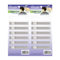 ANNIE CAPE CLIP DISPLAY 12 PC SILVER #3931 (12 Pack)