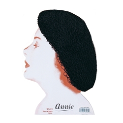 ANNIE #4517 WAVE NET NYLON 24 CT/DISPLAY BLACK