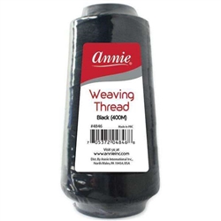Annie Weaving Thread 400 Meter Black #4846(3pcs)